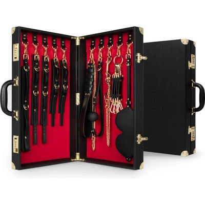 Bedroom Fantasies Bondage Suitcase PU Leather 13 pcs – Zboží Dáma