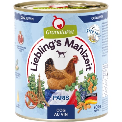 Granatapet Liebling's Mahlzeit City Tour Paříž Coq Au Vin 6 x 800 g