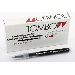Tombow Пълнител за ролковата писалка Tombow 0, 10 различни цветове (BK-LP07-33)