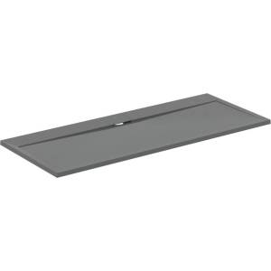 Ideal Standard i. life Ultra Flat S правоъгълно душ корито, асфалтово сиво, 170x70 см (T5244FS)