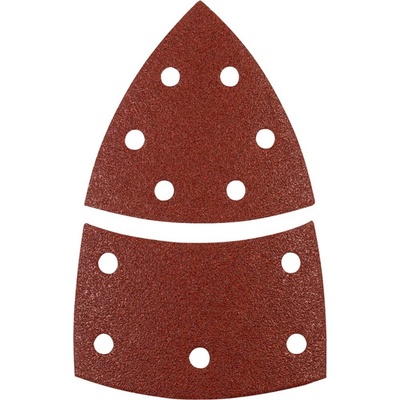 kwb 496104 brúsny papier pre delta brúsky Zrnitosť 40 (d x š) 62, 93 mm, mm x 100 mm 5 ks