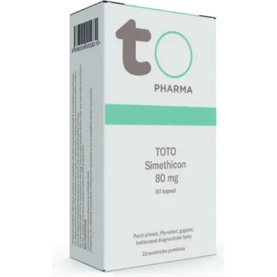 Toto Simethicon 80 mg 60 kapsúl