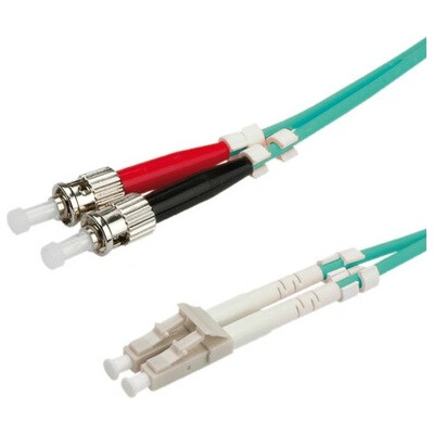 Roline 21.15.8721 Optický patch, LC-ST 50/125 (multimode), duplex, OM3, 1m