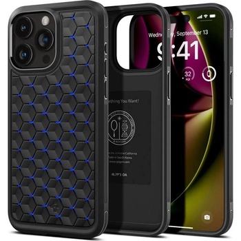 Spigen Противоударен Калъф за iPhone 15 Pro Max, SPIGEN Cryo Armor Case, Черен (ACS06603)