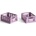 Hay Colour Crate Mini Кошници за съхранение, мръсно розово, 2 бр (AE358-A668-AC74)