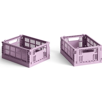 Hay Colour Crate Mini Кошници за съхранение, мръсно розово, 2 бр (AE358-A668-AC74)