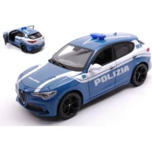 BBurago Модели на автомобили и мотоциклети модел 1/24 Stelvio Polizia - 1: 24 (TRS4540-3925)