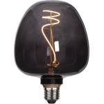 Star Trading Топла LED декоративна крушка E27, 2 W Black Apple - Star Trading (355-13)