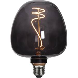 Star Trading Топла LED декоративна крушка E27, 2 W Black Apple - Star Trading (355-13)