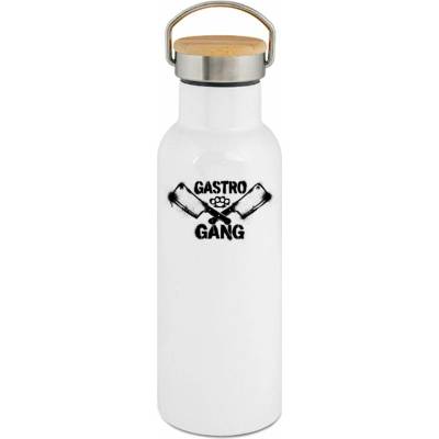 123TRIKO termoska Gastro gang, černý tisk 500 ml