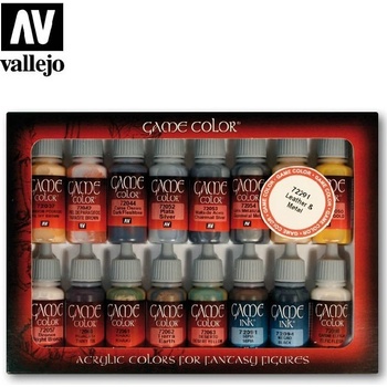 Vallejo: Game Color Set Leather and Metal 17ml