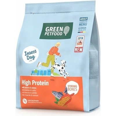 Green Petfood InsectDog with Salmon High Protein 0,9 kg