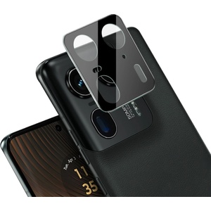 Techsuit Протектор на камерата за Motorola Edge 50 Ultra - Пълно стъкло на камерата - Черен