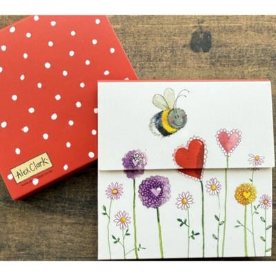 Trhací bloček - Floral Bee - Alex Clark