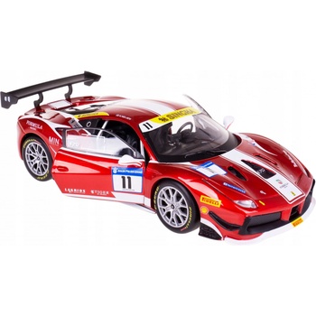 Bburago Ferrari 488 Challenge 2017 červená 1:24