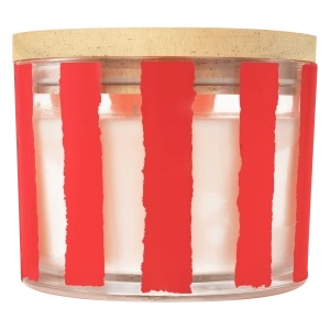 Q Home свещ Peppermint Swirl Red 312 г