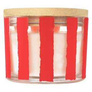 SOLVENT Import dod. PL Q Home свещ Peppermint Swirl Red 312 г