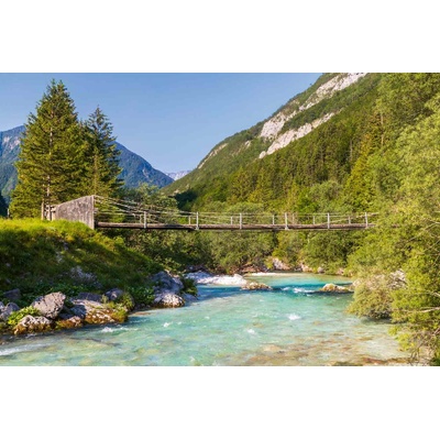 DIMEX ART Флизелинов фототапет мост над река 375 x 250 см