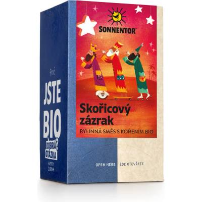 Sonnentor Bio bylinná zmes s korením Škoricový zázrak 18 x 1,8 g