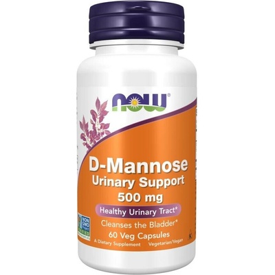 Now Foods D-Mannose Urinary Support 500 mg 60 kapsúl