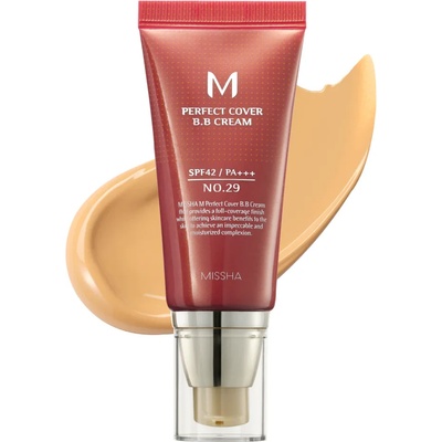 MISSHA - M Perfect Cover BB Cream SPF42 PA+++ 50ml - 29 Caramel Beige