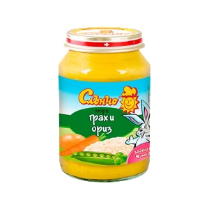 Слънчо пюре гах с ориз - 190 г