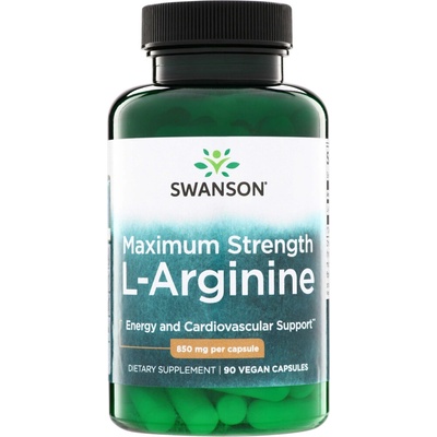 Swanson L-Arginine Max Strength 850 90 kapsúl