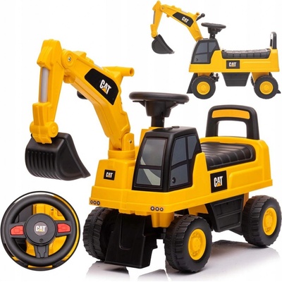 Milly Mally bagr se zvukem CAT Excavator žlutý