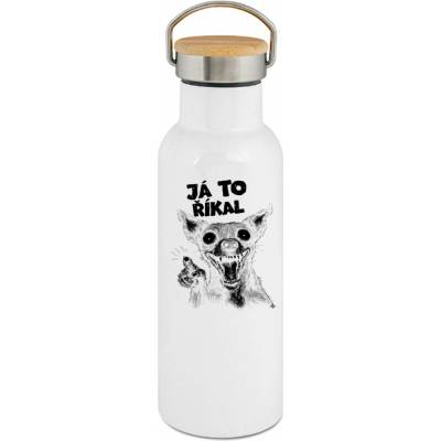 123TRIKO termoska Já to říkal, černý potisk 500 ml