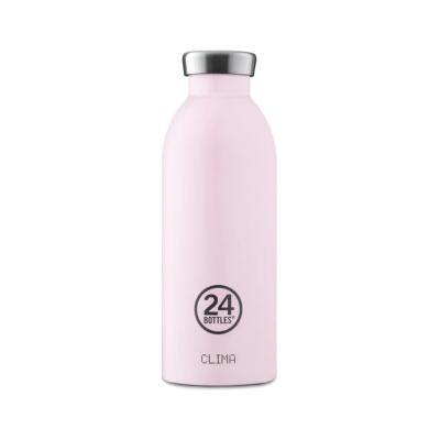 24 Bottles Nerezová Termo láhev Candy Pink 500 ml