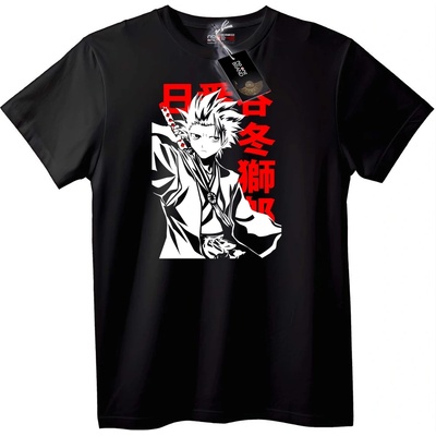 NOONEBRAND Тениска Аниме Ичиго Куросаки - XXS, Black