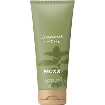 Mexx Inspired Nature exfoliačný sprchový gél s parfumáciou 200 ml