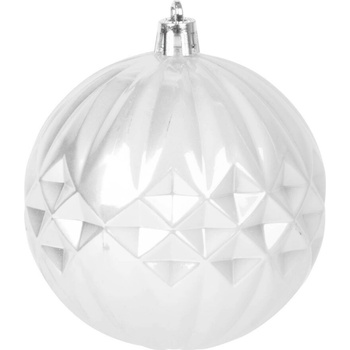 MagicHome Gulesada 31 ks 5-6-8-12 cm bielo-strieborné na vianočný stromček