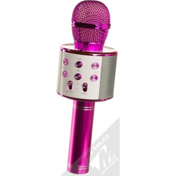 WSTER WS 858 Karaoke bluetooth mikrofon růžová