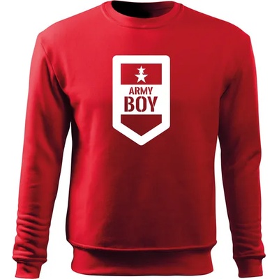 DRAGOWA детски суитшърт Army Boy, червен (7290)
