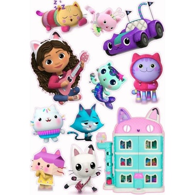 Jedlý papír Gábinin kouzelný domek k vystříhnutí A4 - Magic – Zboží Dáma