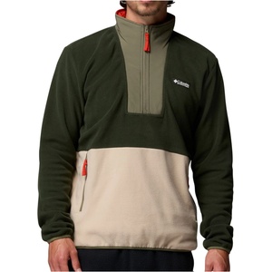 Columbia Мъжки поларен пуловер Columbia Sequoia Grove II Half Zip Fleece Fleece jumper - Greenscape / Ancient Fossil / Stone Green (005-7385-0311)
