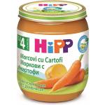HiPP Био Пюре HiPP Ранни моркови и картофи 125 гр. - 4+ месеца
