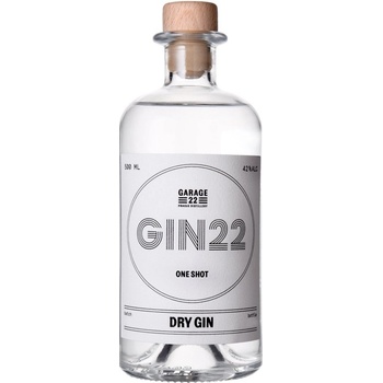 Garage 22 Gin22 One Shot dry 42% 0,5 l (holá láhev)