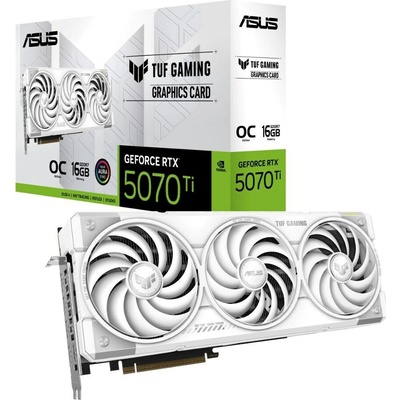 Asus TUF GeForce RTX 5070 Ti OC GAMING WHITE16GB GDDR7 90YV0MD3-M0NA00