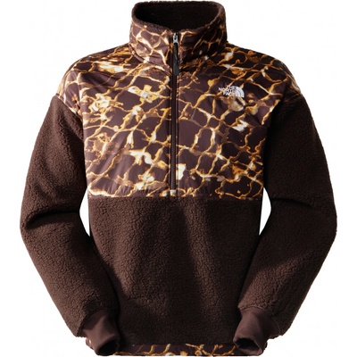 The North Face HalfZip sweatshirt hnedá