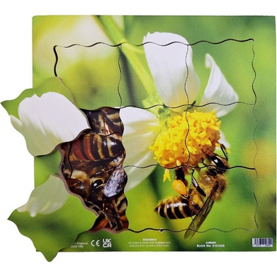 Just Jigsaws 600 Včela a její životní cyklus vrstvené 19 dílů