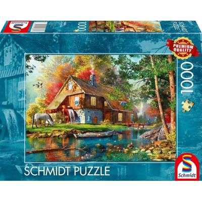 Schmidt Vodní mlýn na podzim 1000 dílků