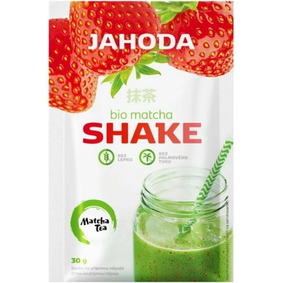 Matcha Tea shake jahoda Bio 30 g