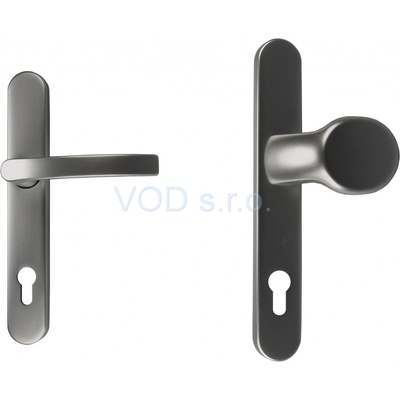 Dieckmann Kronos Koule/klika PZ 92 mm stříbrná