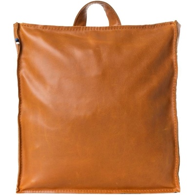 Trendbag kožený batoh folk 2 caramel 8,5 l