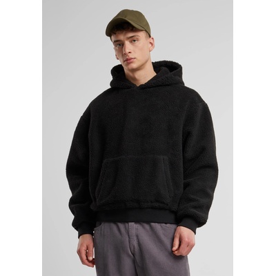 Urban Classics Мъжки суичър в черно Urban Classics Oversized TeddyUB-TB7265-00007 - Черен, размер L