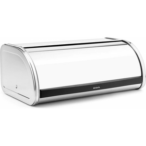 Brabantia Кутия за хляб Brabantia Roll Top 646881, 16 л, 44.5х26 см, Лека и здрава конструкция, Инокс (646881)