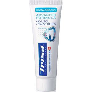 Trisa Паста за зъби Revital Sensitive, Xylitol, 75 ml - ozone