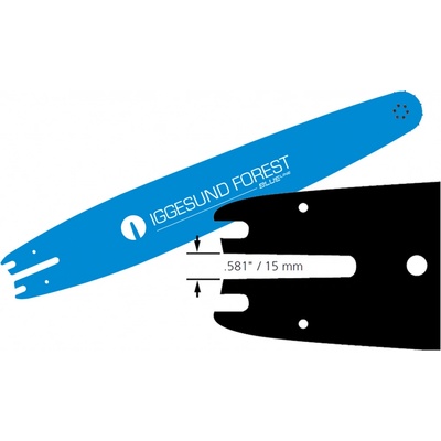 IGGESUND Harvestorová lišta 60 cm .404" 2 mm BLUE Line 2806